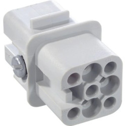 Wkład złącza 7+PE stykowy żeński EPIC H-D 7 BCM odlewany 11251500 /10 szt./