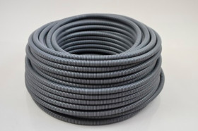 Peszel Rura karbowana PVC z pilotem fi20 szara 320N 50m