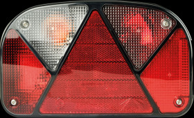 Trailer rear light, 5 functions, left