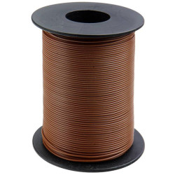 Donau 125-S50-8 Strand 1x0.25mm&#xB2; Brown 50m for Precision Electronics