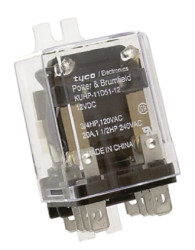 Przekaźnik mocy 12V dc DPDT TE Connectivity Montaż na panelu +120Ω Szybkie łączenie