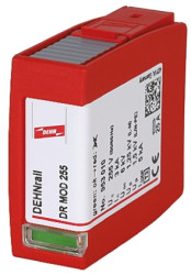 Zabezpieczenie przeciwprzepięciowe 255 V AC/DC Wtykowe Dehn Moduł zabezpieczenia z ogranicznikiem przepięć 5kA