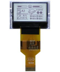 Wyświetlacz monochromatyczny LCD, , Graficzny 128 x 64pikseli, Midas