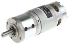 Motoreduktor DC, 5,5 A, 41,3 W, 1750 obr./min, 2240 gcm, RS PRO