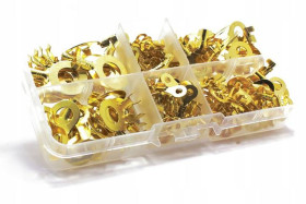 ZESTAW KONEKTORKÓW OCZKOWYCH SAMOCHODOWYCH M3 M4 M5 M6 M8 M10 150 SZTUK