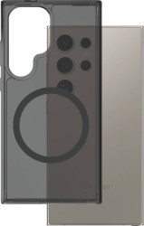 PanzerGlass CARE Flagship Urban Combat Smokey Futerał backcase Samsung Galaxy S25 Ultra czarny Ładowarka indukcyjna, Odp