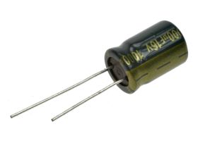 Kondensator; niskoimpedancyjny; elektrolityczny; 1000uF; 16V; WLR102M1CG16M; fi 10x16mm; 3,5mm; przewlekany (THT); luzem; Jamico