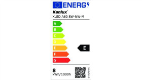 Żarówka Led E27 Xled A60 8W-Nw-M 1055Lm 4000K Barwa Neutralna 29613