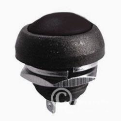 PRZYCISK PBS-33BBLA MONOSTABILNY OKRĄGŁY 3A/250V ZWIERNY PRZEL551