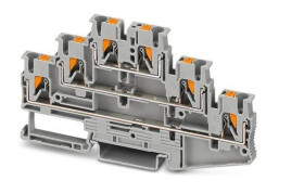 Złącze szynowa 3‑piętrowe Push‑in PT 2,5‑3L