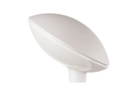 Oprawa parkowa ogrodowa E27 TAO srebrna na słupek MARECO IP54 1015.101M