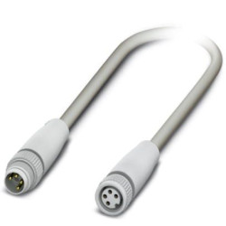 Przewód czujnik-siłownik Złącze A M8 liczba rdzeni 4 długość 600mm Rodzaj A Męskie Złącze B M8