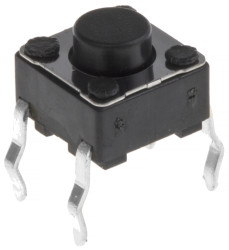 Klosz do przycisku dotykowego SPST 50 mA przy 12 V DC 5mm 5mm Montaż powierzchniowy