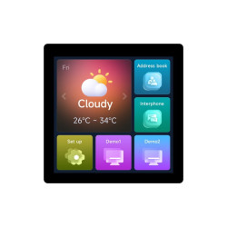 Wyświetlacz LCD 4" 480×480 Panel Dotykowy ESP32-S3 WiFi i BT CAN RS485