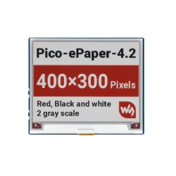 Moduł e-Paper Pico 4,2&quot; (B) E-Ink 3-kolorowy 400x300 do Raspberry Pi Pico - Waveshare 20345