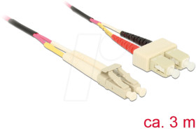 84682 Cable LWL LC/SC OM4 50/125µ 3m