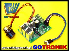 Sterownik PWM 6-60V 20A + wyświetlacz LED