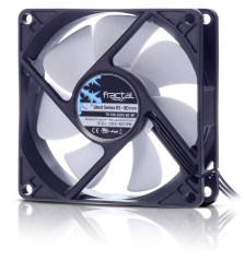 Fractal Design Silent Series R3 80 mm Wentylator do obudowy PC czarny, biały (S x W x G) 80 x 25 x 80 mm