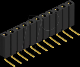 BL 3 11 G Socket, 1-row, 1 x 11 - 2.54 mm