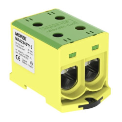 Złączka OTL240-2 kolor żółto-zielonych 2xAl/Cu 35-240mm2 1000V AC / 1500V DC Zacisk uniwersalny MAA2240BY10