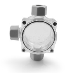 Puszka n/t IP68 transparentna 3xPG11 60x100x48 PH-3 T-08231 Plastrol