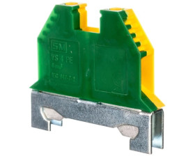 Złączka szynowa gwintowa ochronna 4mm2 zielono-żółta VS 4 PE 003901476