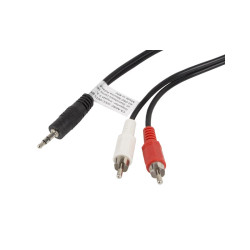 Lanberg Kabel Audio Minijack 3.5mm (M) 3 Pin 1.5M