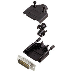 Encitech 6355-8053-02 DTPK-P-15-HDP26-W-K 26-pin D-Sub set Solder Bucket