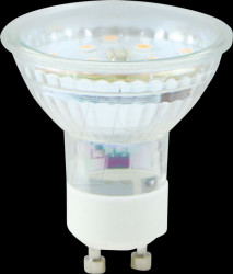 LX100565 LED GU10 bulb, 5 W, 525 lm, 2700 K, glass housing