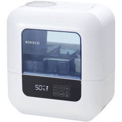 Boneco U700 Humidifier: Cool/Warm Mist Quiet Ionic Silver Stick Timer