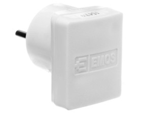 Wtyczka kątowa 10/16A 250V 2P+Z biała NFP-001 P0035