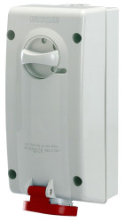 Gniazdo przemysłowe dużej mocy IP44 3P+N+E 16A Scame 415 V Gniazdo