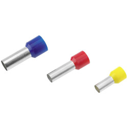 Cimco 187017 Ferrule Partially insulated 2.5 mm&#xB2; Blue Pack of 100