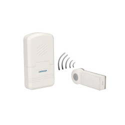 Dzwonek bezprzewodowy DISCO DC bateryjny, learning system, 1 dźwięk, 80m OR-DB-KH-122 Orno