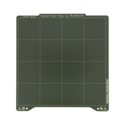 Płyta ze stali sprężynowej z samoprzylepnym arkuszem PEI - do drukarek Prusa Mini+ - gładka