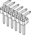 Molex 901210923 Listwa kołkowa, męska, standardowa 1 szt.