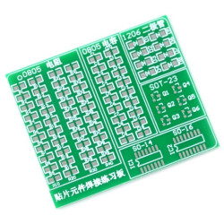 Płytka uniwersalna do nauki lutowania elementów SMD