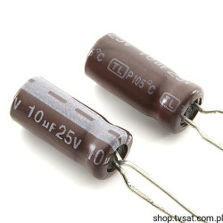 TL25V10uF 10uF 25V Electrolytic RADIAL JAMICON