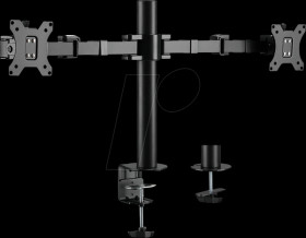 BP0106 Dual monitor mount, 17-32", arm length: adjustable