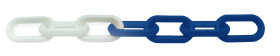 Bariera łańcuchowa Bariera łańcuchowa Niebieski, biały