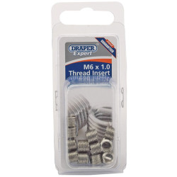 Draper Expert 21708 M6 x 1.0 Metric Thread Insert Refill Pack (12)