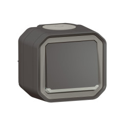Włącznik światła, 10A, 250V, 1-biegunowy, IP55 Plexo, Legrand