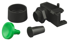 Zestaw z przyciskami mikroprzełączników, Siłownik, do użytku z: Przełącznik miniaturowy D4, Przycisk