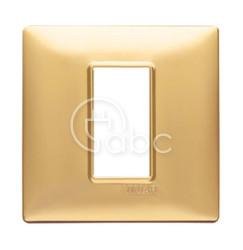 Ramka ozdobna Plana, 1M centralnie, Matt Gold, 14641.25