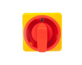 Łącznik krzywkowy 0-1 16A 3P do wbudowania żółto-czerwony SK16-2.8211P08