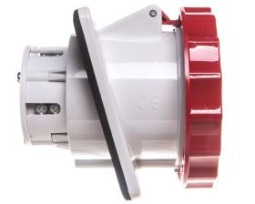 Gniazdo przemysłowe, kątowe, 3p+N+E, 63A, 380...415 V AC, IP 68 81283