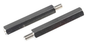 Kołek dystansowy gwint M5 x M5 długość 45mm Mosiądz Męski/żeński Sześciokątny RS PRO