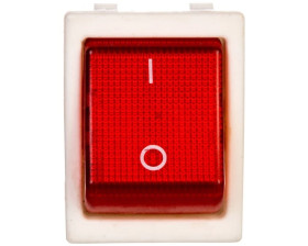 Łącznik kołyskowy podświetlany do wbudowania biały ŁK-6/BIAŁY