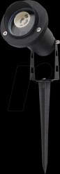 10373 Garden spotlight, GU10 socket, black, IP65