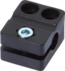 Akcesoria czujnik, Ø8mm, plastik, do czujnika 8mm, do montażu na ścianie, do montażu na śrubach, AY000048